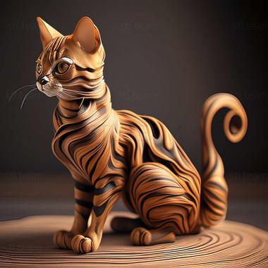 3D модель Кіт тойгер (STL)